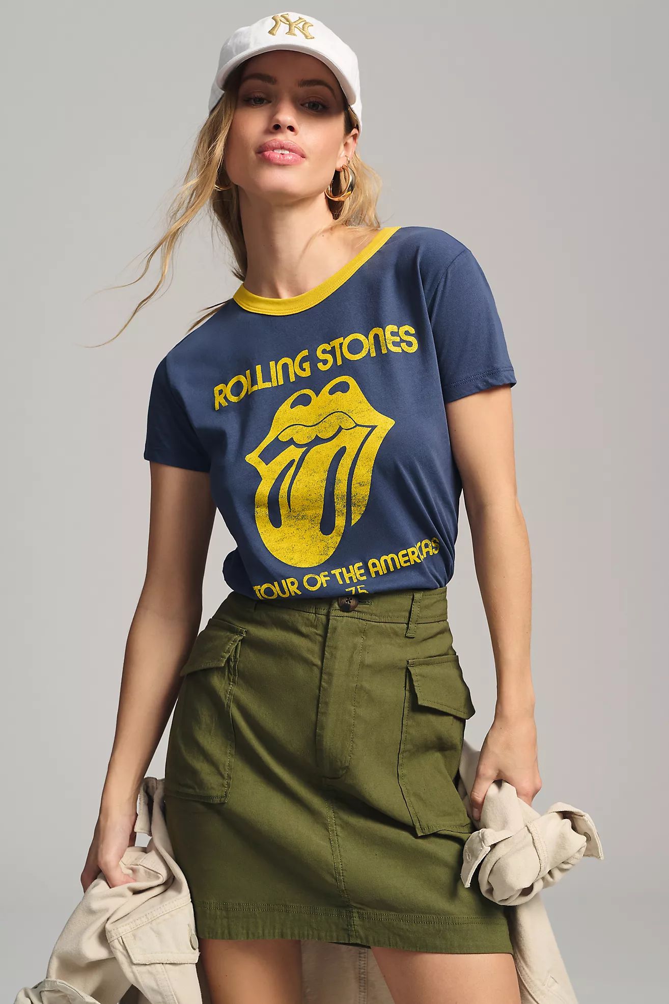 Letluv Rolling Stones Ringer Tee | Anthropologie (US)