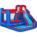 Sunny & Fun Compact Bounce-A-Round Inflatable Water Slide Park - Green | HSN