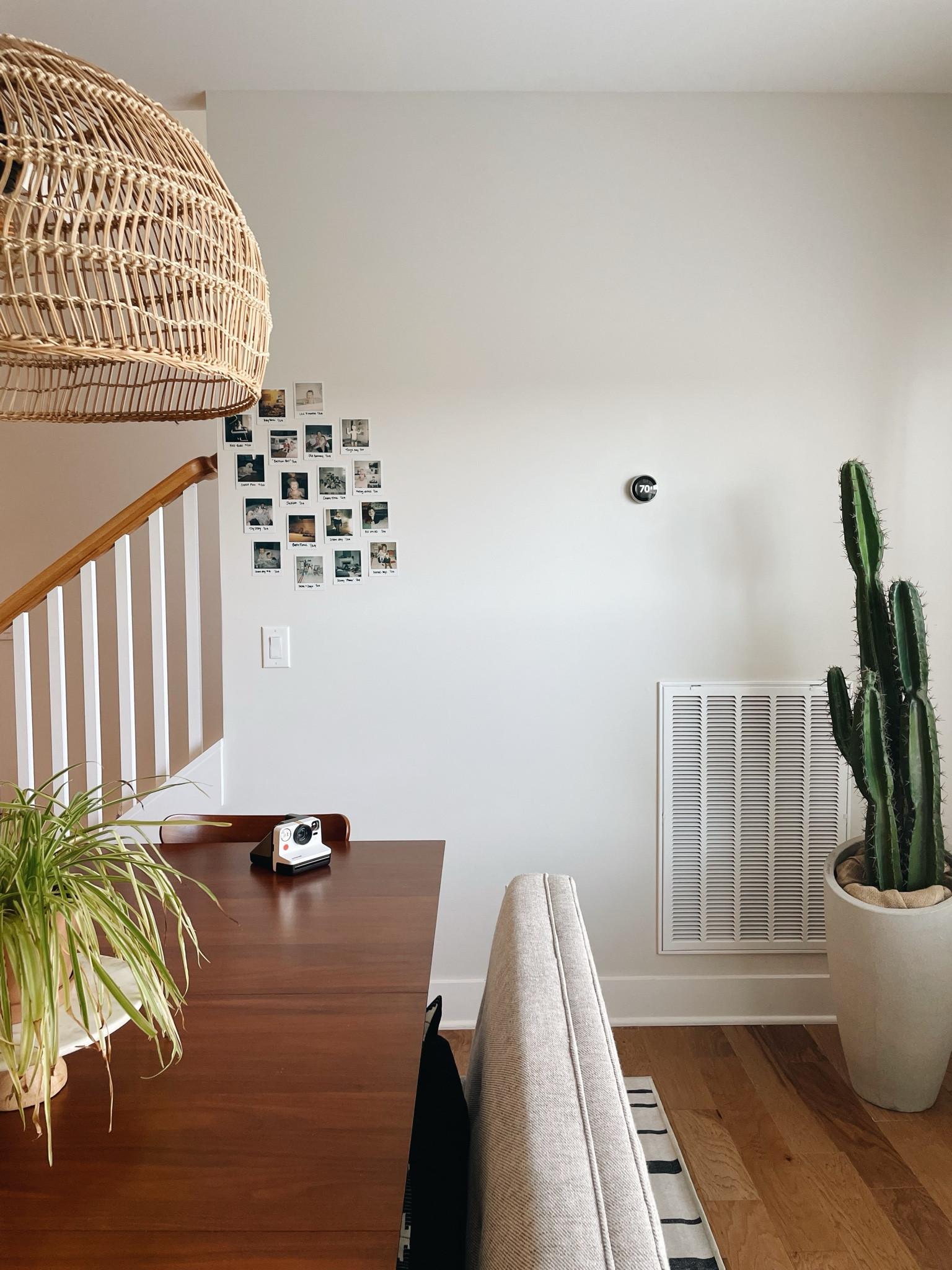 Going to fill this wall with Polaroids. 

Instant camera, Polaroid pictures, film, dining table, kitchen decor, kitchen furniture, dining room, light, faux cactus, faux plant, dining bench, home decor, kid friendly decor

#LTKhome #LTKfamily #LTKkids