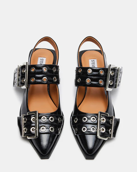 GRAYA BLACK PATENT | Steve Madden (US)