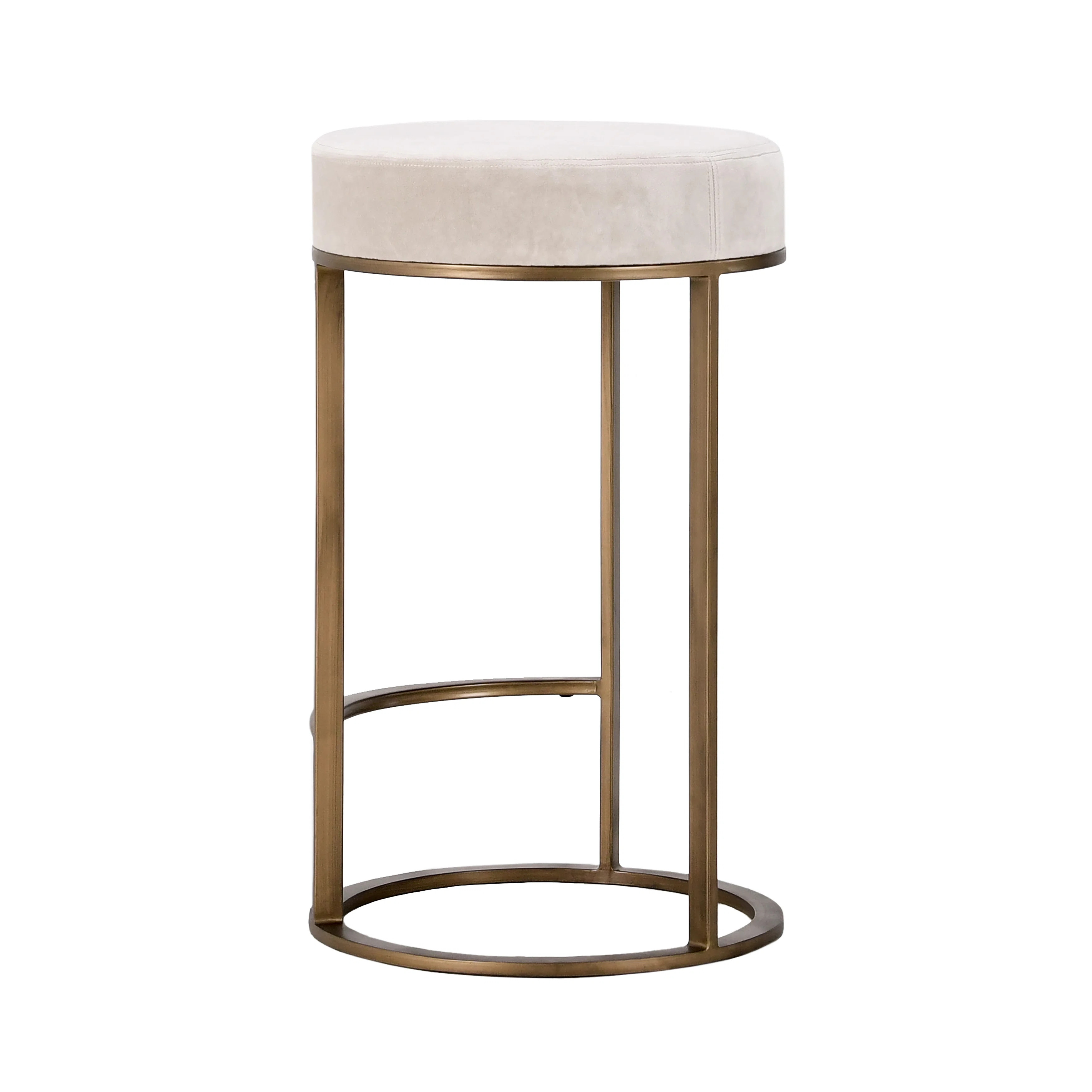 Classic Home Quinn Upholstered Fabric Counter Stool | Perigold | Perigold