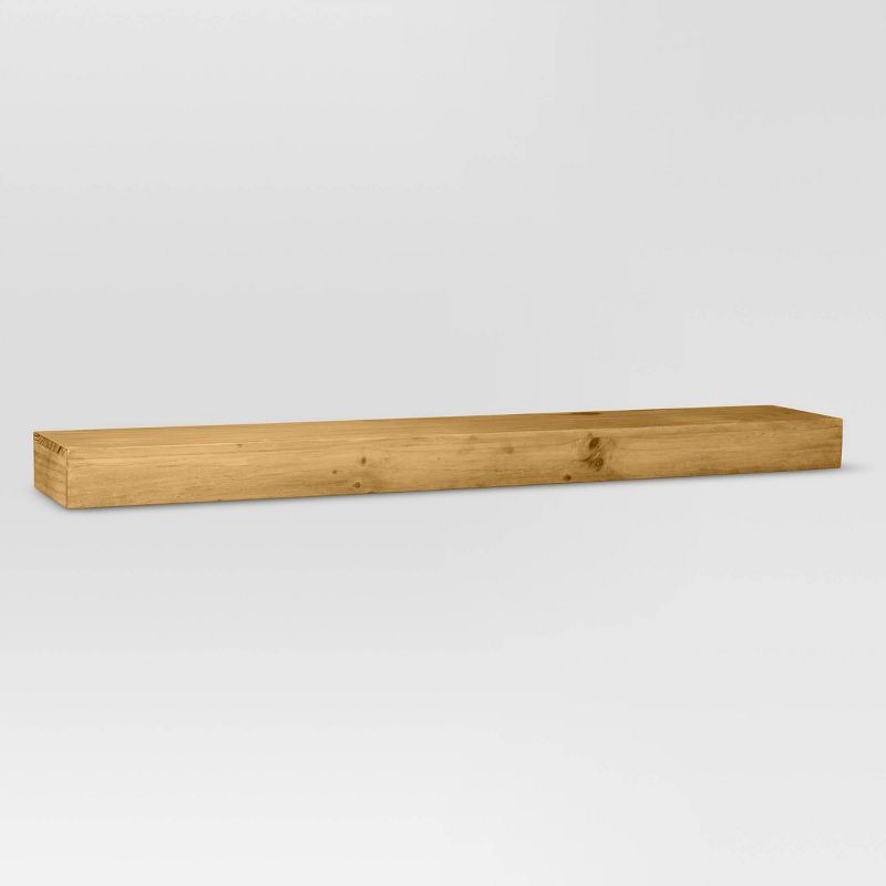 Wood Floating Shelf Pine - Threshold™ | Target