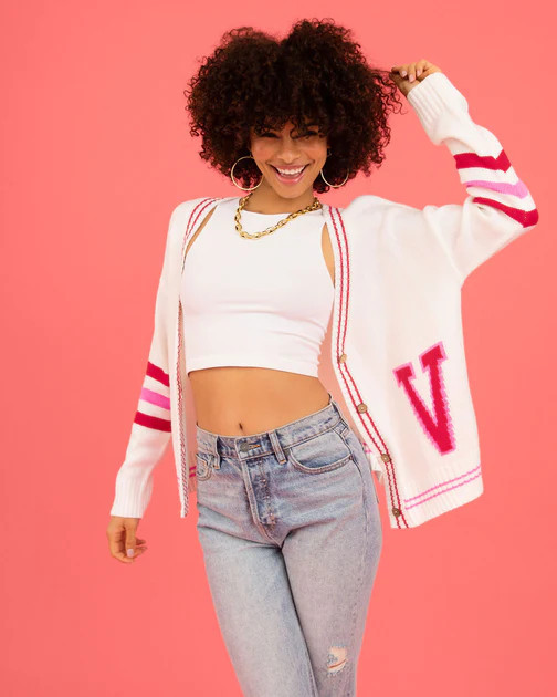 V-Day Button Front Cardigan | VICI