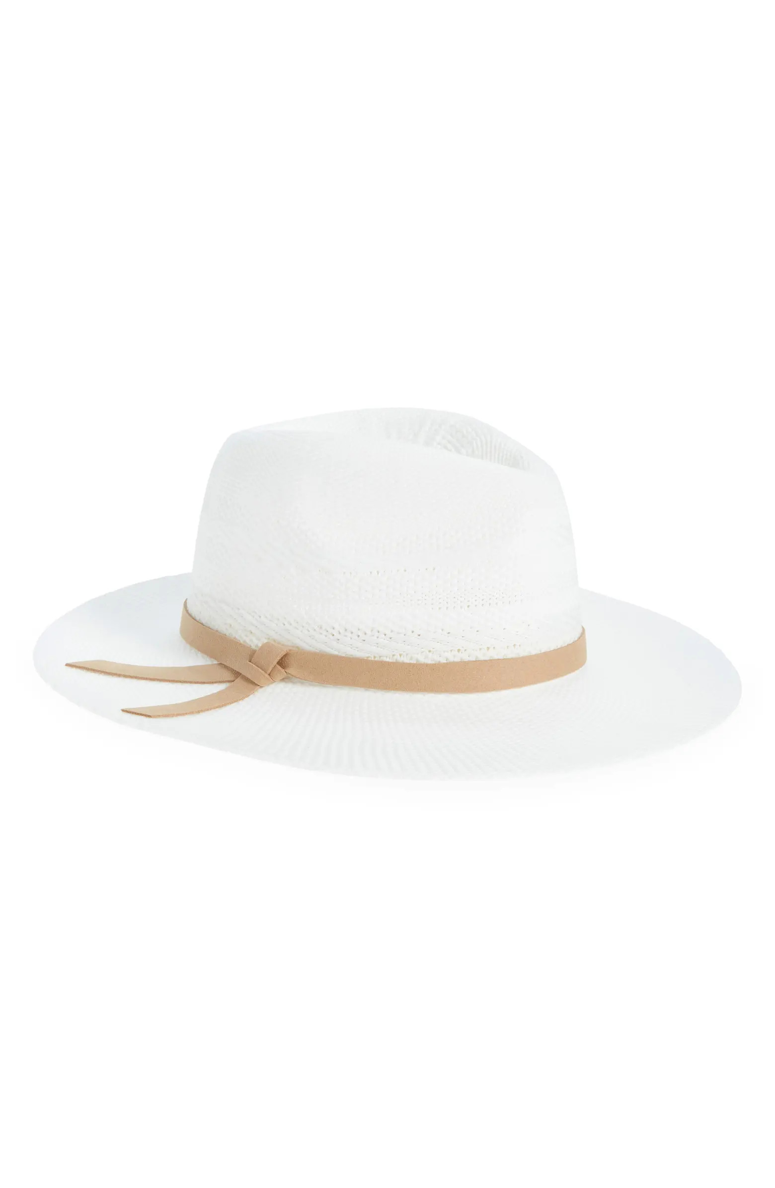 Treasure & Bond Mixed Stitch Packable Panama Hat | Nordstrom | Nordstrom