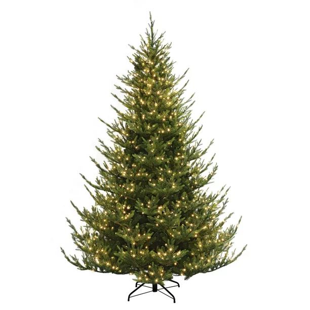 Puleo International 7.5' Pre-lit Aspen Fir Majestic Artificial Christmas Tree with 1200 LED Light... | Walmart (US)