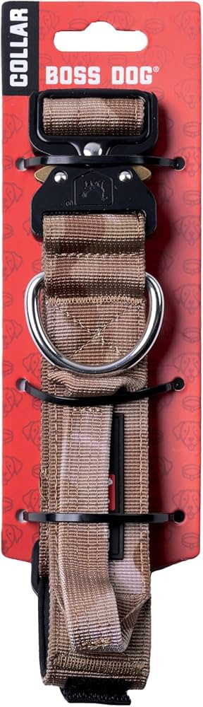 Boss Dog Tactical Collar, Tan Camo, Small | Amazon (US)