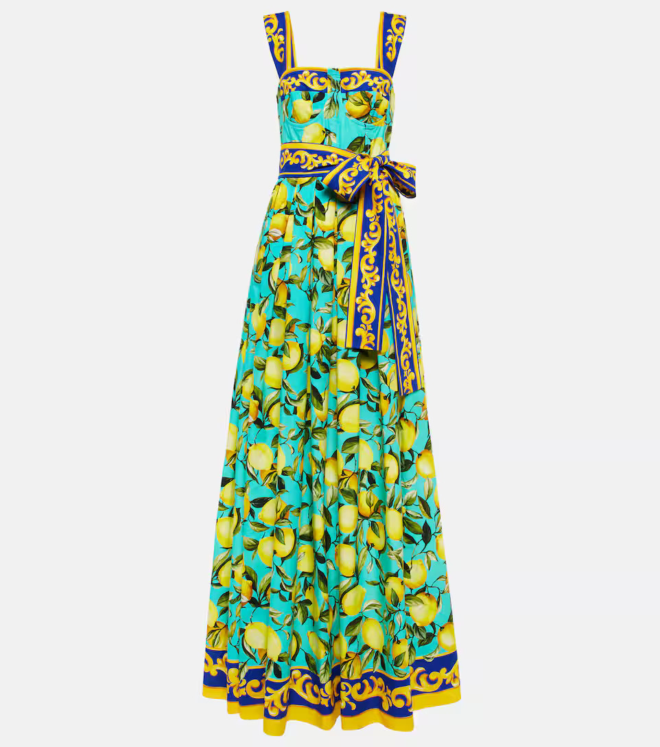 Exclusive to Mytheresa – Printed cotton poplin gown | Mytheresa (US/CA)