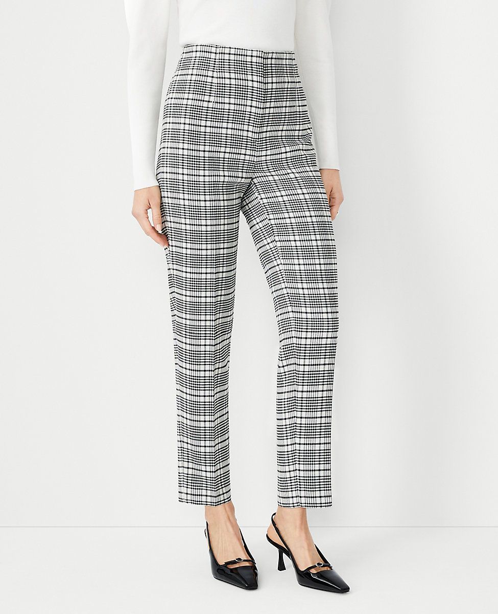 The Petite Lana Slim Pant in Plaid | Ann Taylor (US)