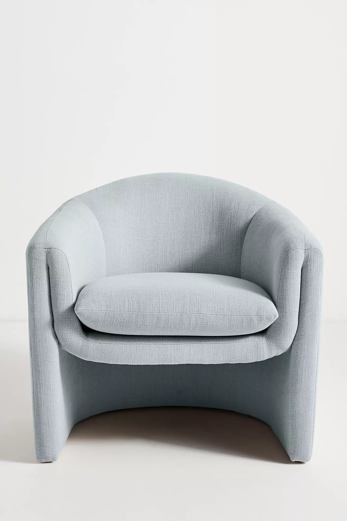 Linen Sculptural Chair | Anthropologie (US)
