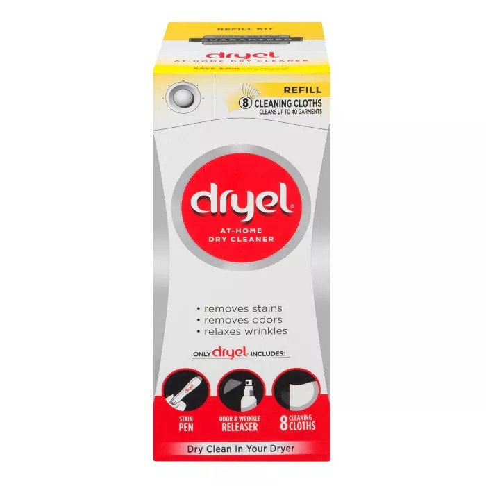 Dryel At-Home Dry Cleaner Refill 8 Load | Target