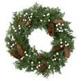 My Texas House White Gold Berry Wreath, 20" - Walmart.com | Walmart (US)