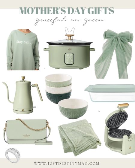 Green gifts are perfect for Mother’s Day! 