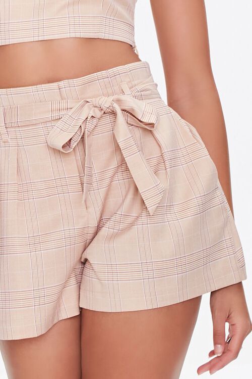 Plaid Paperbag Shorts | Forever 21 (US)