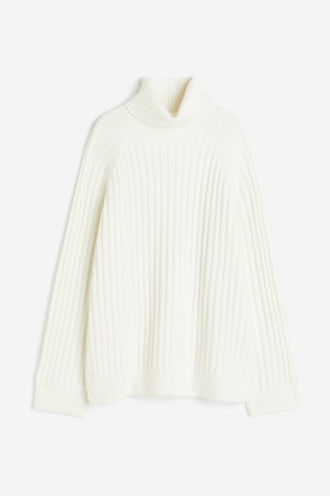 Rib-knit Turtleneck Sweater | H&M (US + CA)
