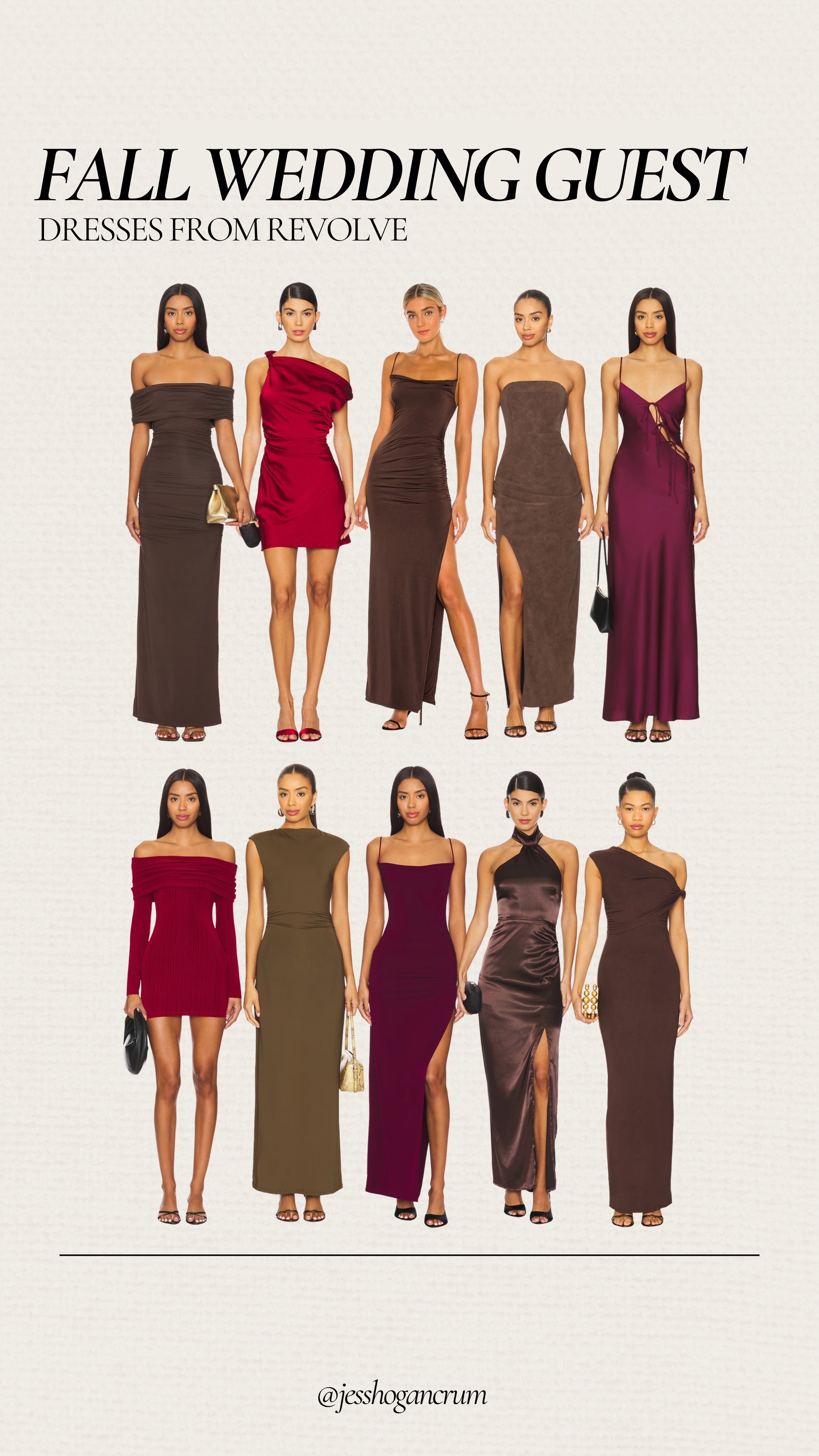 revolve wedding guest dresses fall October Wedding Fall Wedding Guest Dresses: Midi, Maxi