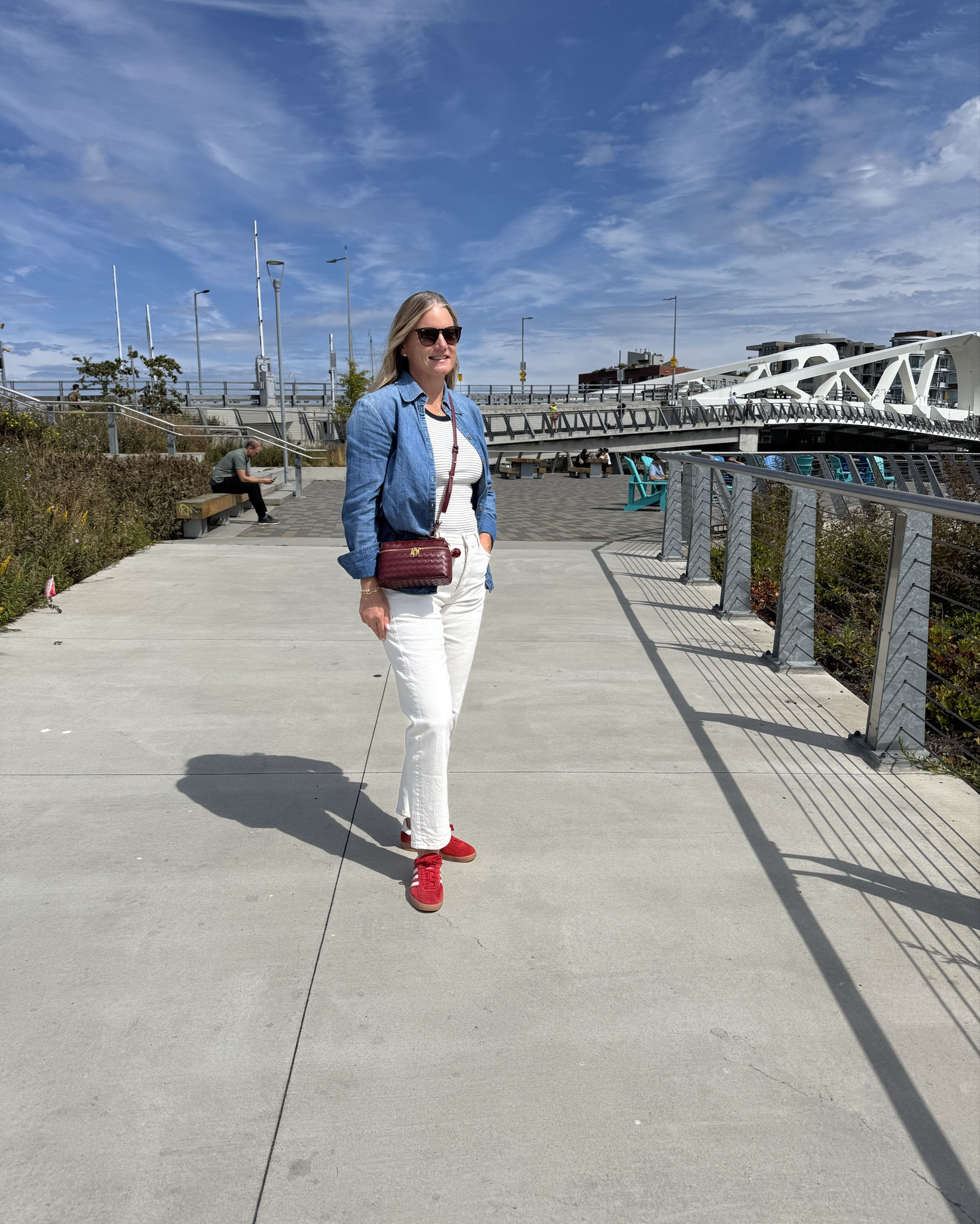 Victoria BC Vacation styles 
Wearing M in the tops, 29 in the denim, S in my tracksuit top, M in the bottoms, S in my dress from BR 

#LTKcanada #LTKtravel