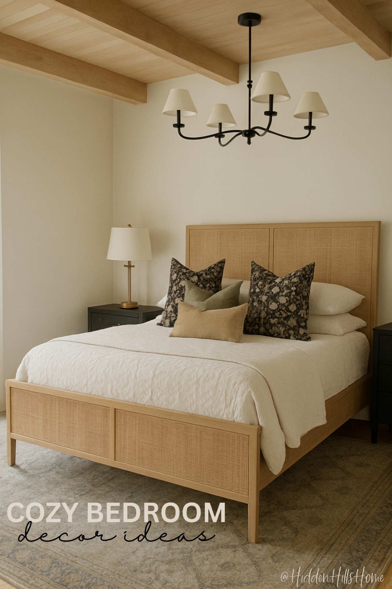Master bedroom decor, Cozy bedroom decor ideas, bedroom mood board, bedding, cane bed, bedroom rug, home decor, bedroom design, affordable bedroom ideas #bedroom

#LTKHome #LTKSaleAlert #LTKSeasonal