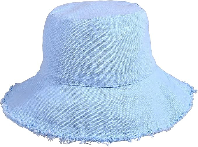 boderier Sun Hats for Women Summer Casual Wide Brim Cotton Bucket Hat Beach Vacation Travel Acces... | Amazon (US)