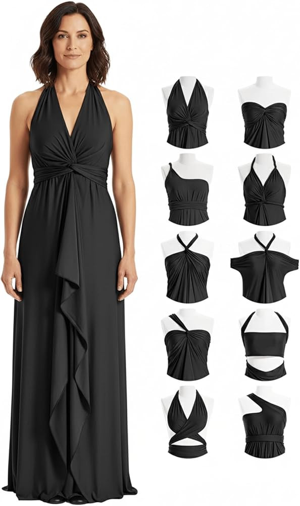Women\u2019s Infinity Dresses \u2013 Dress, Sleeveles, Formal and Casual,Vacation Dress Perfect f... | Amazon (US)