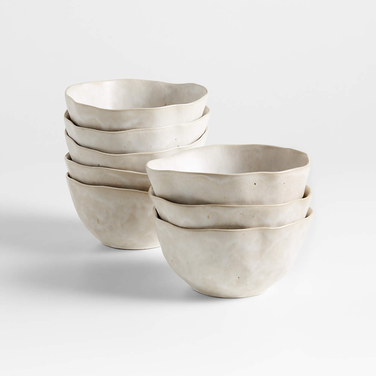 Kiln Cereal Bowls by Leanne Ford, Set of 8 + Reviews | Crate & Barrel | Crate & Barrel