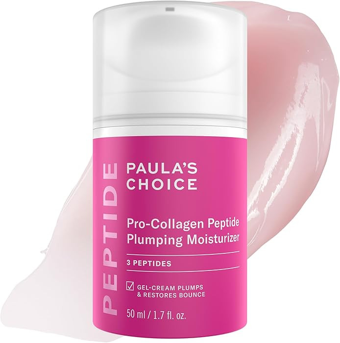 Paula's Choice Pro-Collagen Peptide Plumping Face Moisturizer, Daily Gel Face Cream for Deep Ligh... | Amazon (US)
