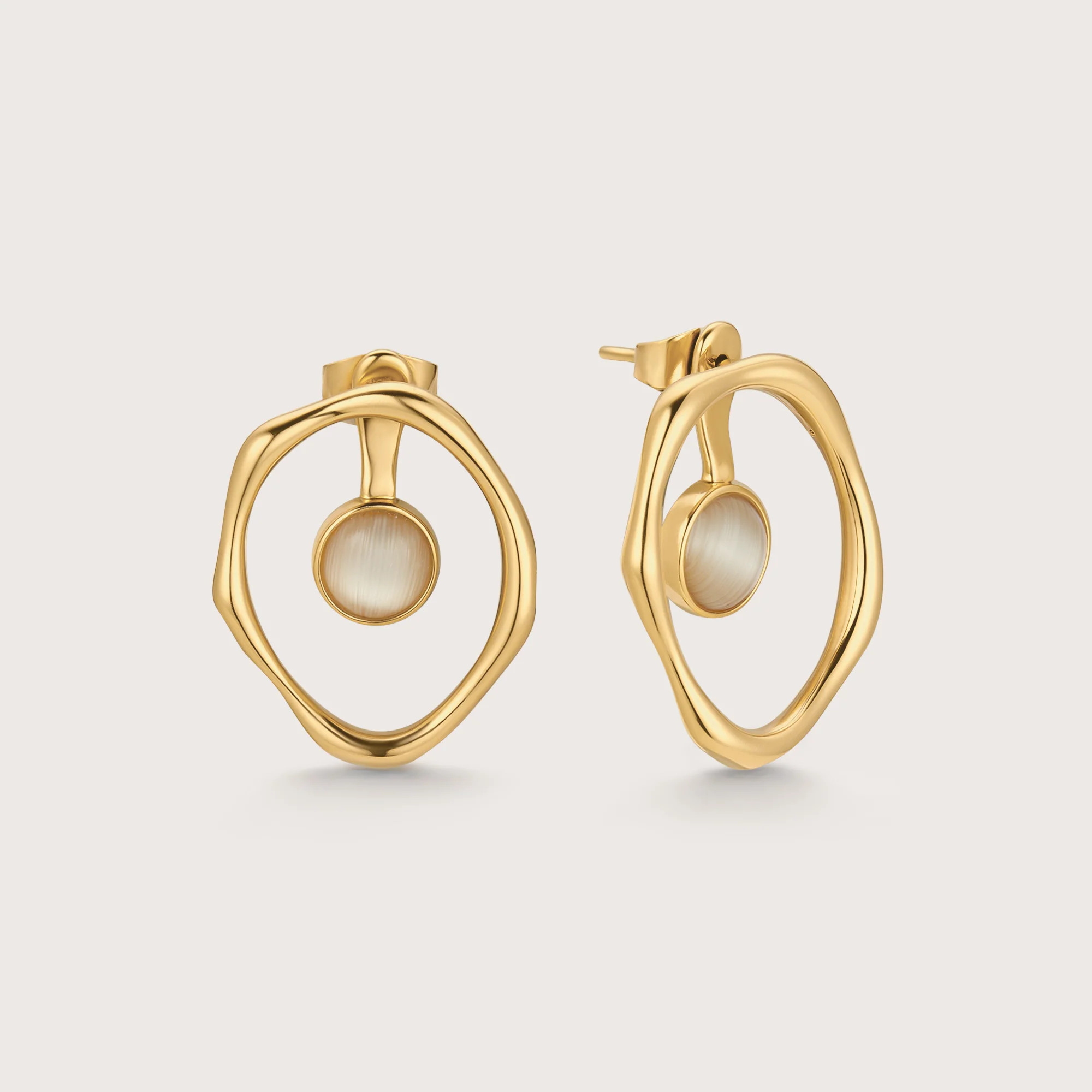 Peekaboo Stud Earrings | Saint Fatale