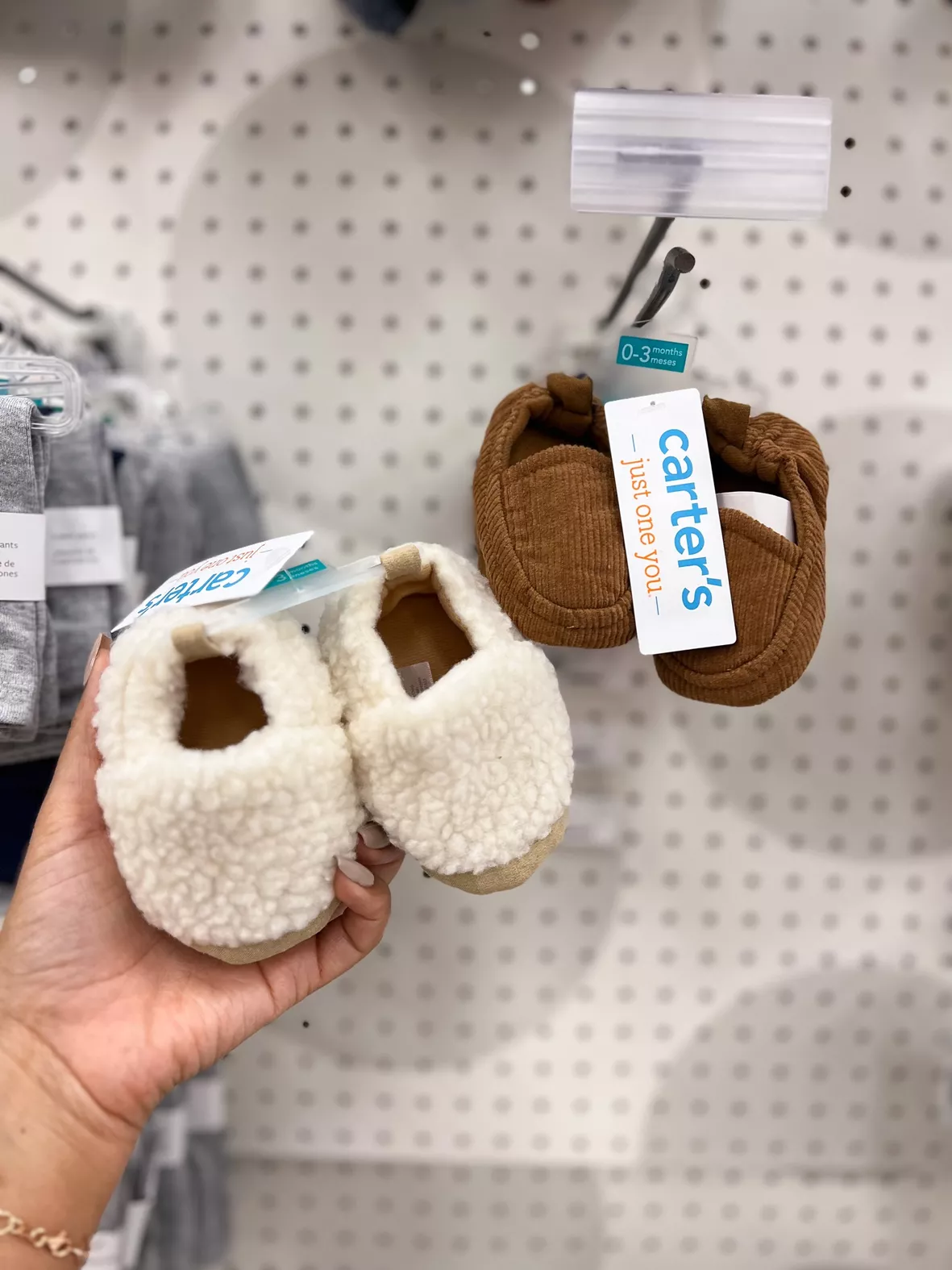 Carter's Just One You® Baby Bear Slippers - Brown 0-3m : Target