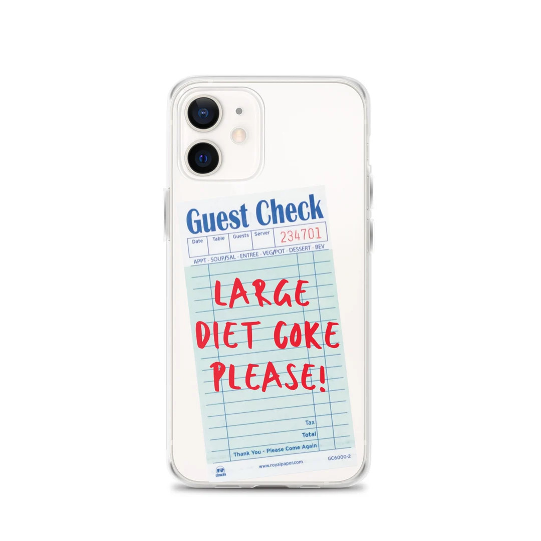 Large Diet Coke Please Guest Check Case, Kristen Coke Case, Kristen Tiktok, Hauskristen, Haus Kri... | Etsy (US)