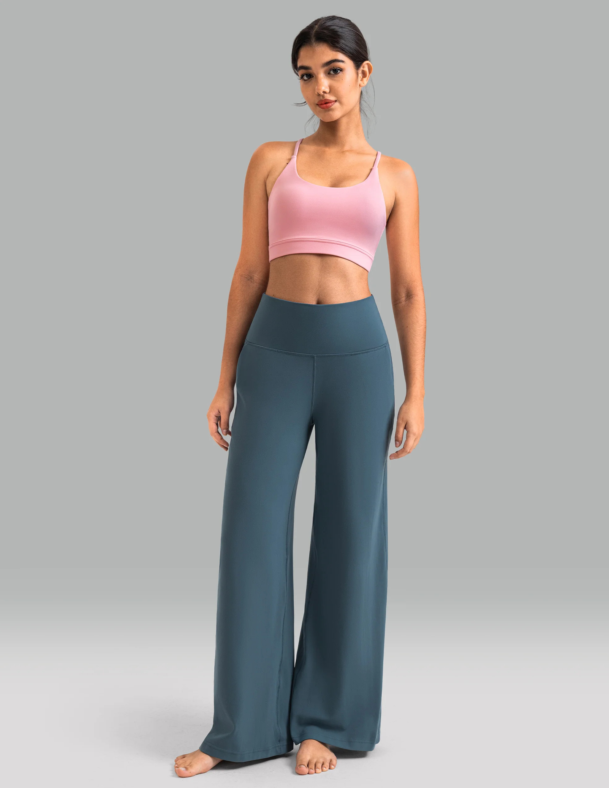 Dreamlux Wide Leg High Waisted Ultra Soft 32.5" Daily Pant - Tall | Colorfulkoala