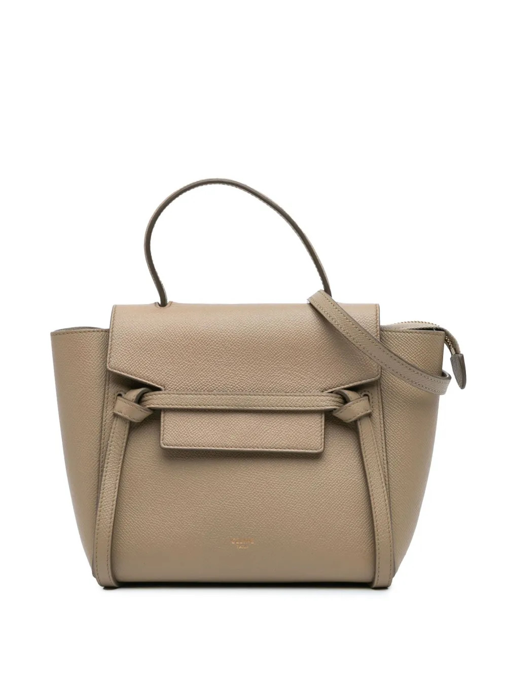 Céline Pre-Owned сумка-сэтчел Nano Из Зернистой Кожи (2019 годы) |... | Farfetch Global
