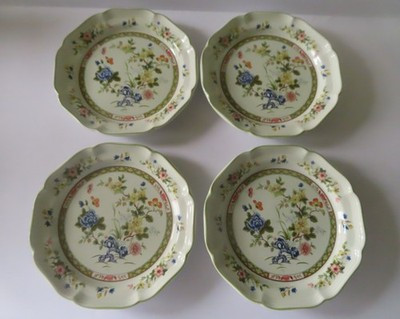 4 Mikasa Heritage "Imari Bouquet" 10 7/8" Dinner Plates - Mint | eBay US