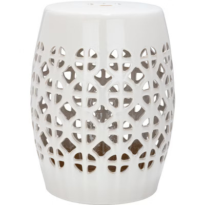 Circle Lattice Garden Stool  - Safavieh | Target