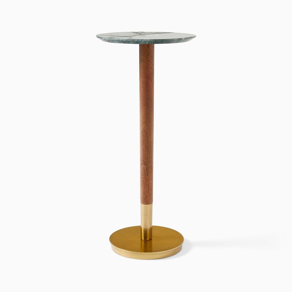 Mid-Century Marble Drink Table (9.5") | West Elm (US)