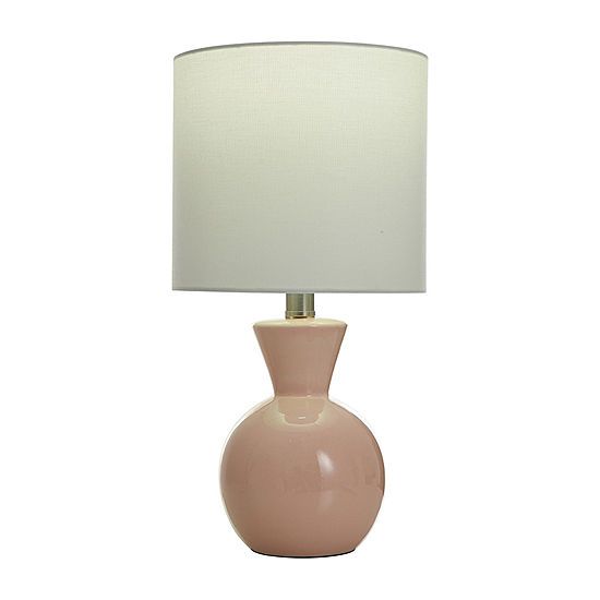 Collective Design By Stylecraft Soft Pink Ceramic Table Lamp | JCPenney