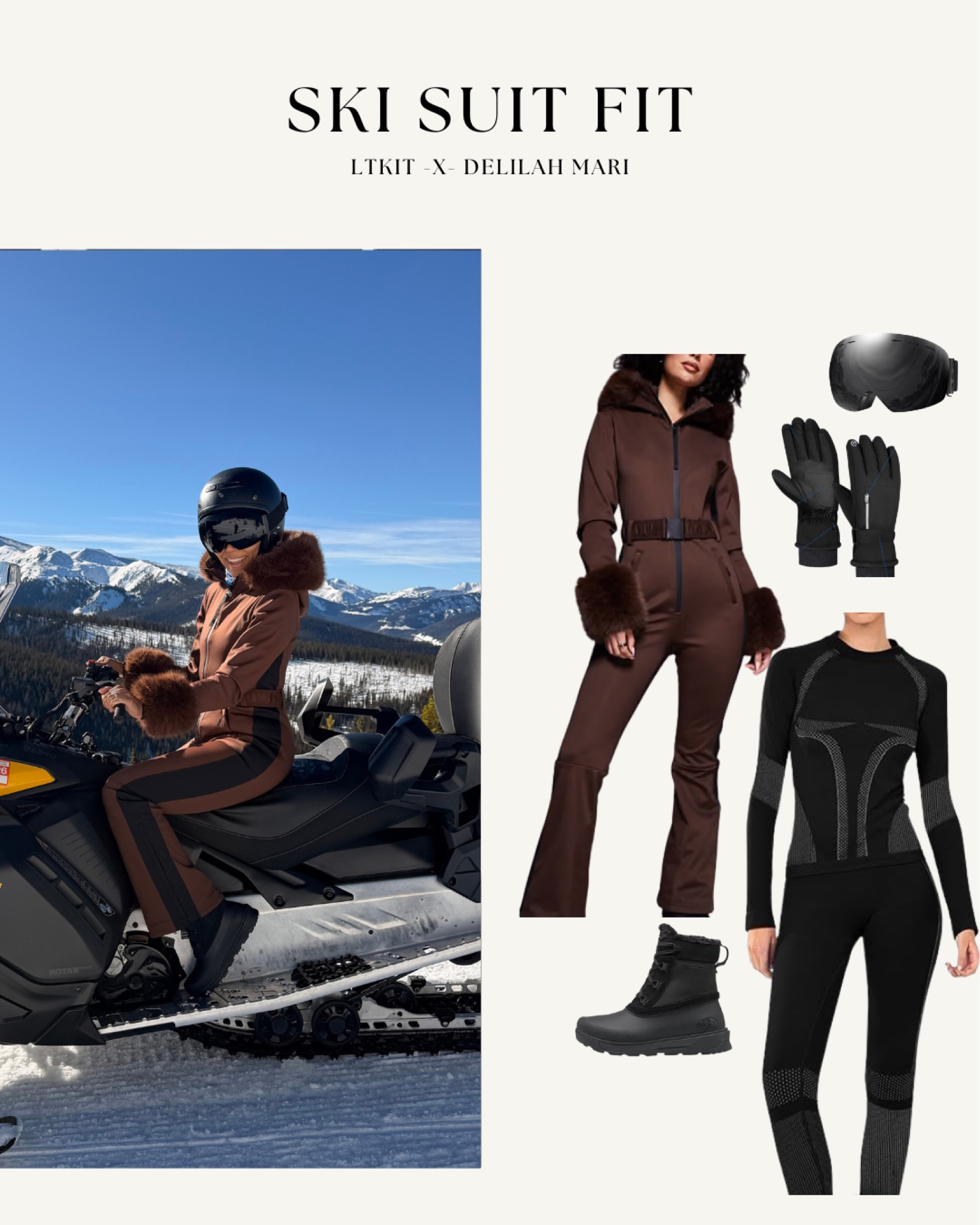 Snow bunny ready! 🌬️❄️☃️