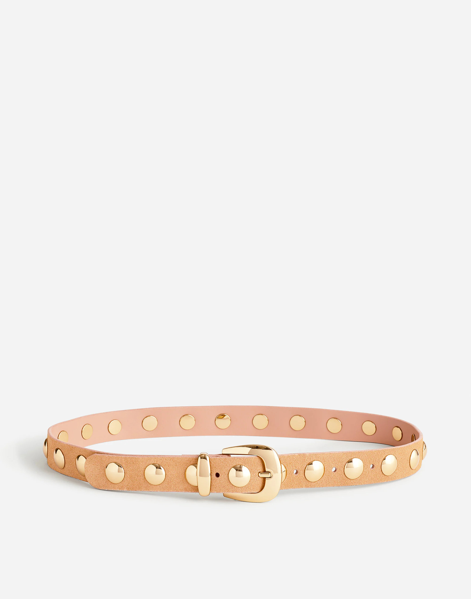Studded Western Belt in Suede | Madewell