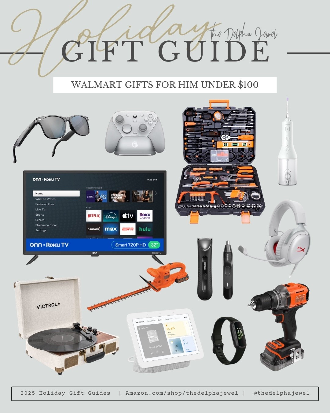 Walmart holiday gift ideas for him, under $100! 

Walmart gifts, gifts for him 

#LTKHoliday #LTKGiftGuide #LTKFindsUnder100