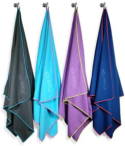 Flow Hydro Sport Towel - Microfiber Quick Dry Swimming Towels for Swim, Pool, Triathlon, and Othe... | Amazon (US)