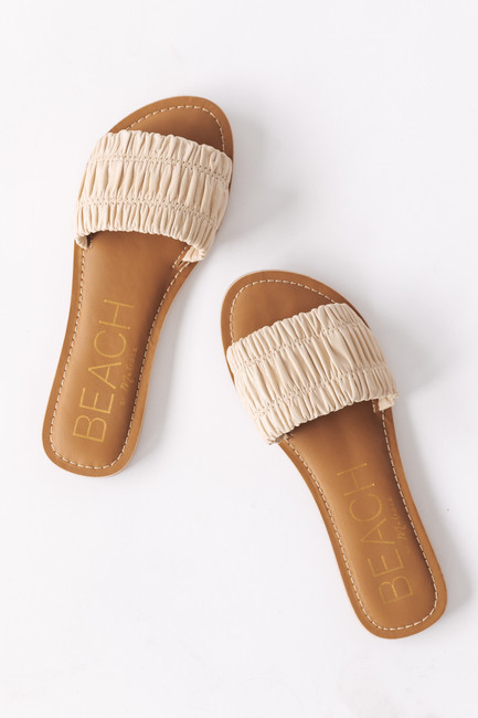 Beach By Matisse Channel Ivory Slides | Magnolia Boutique