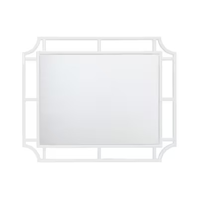 allen + roth 24-in W x 24-in H Glossy White Polished Full Length Wall Mirror | Lowe's