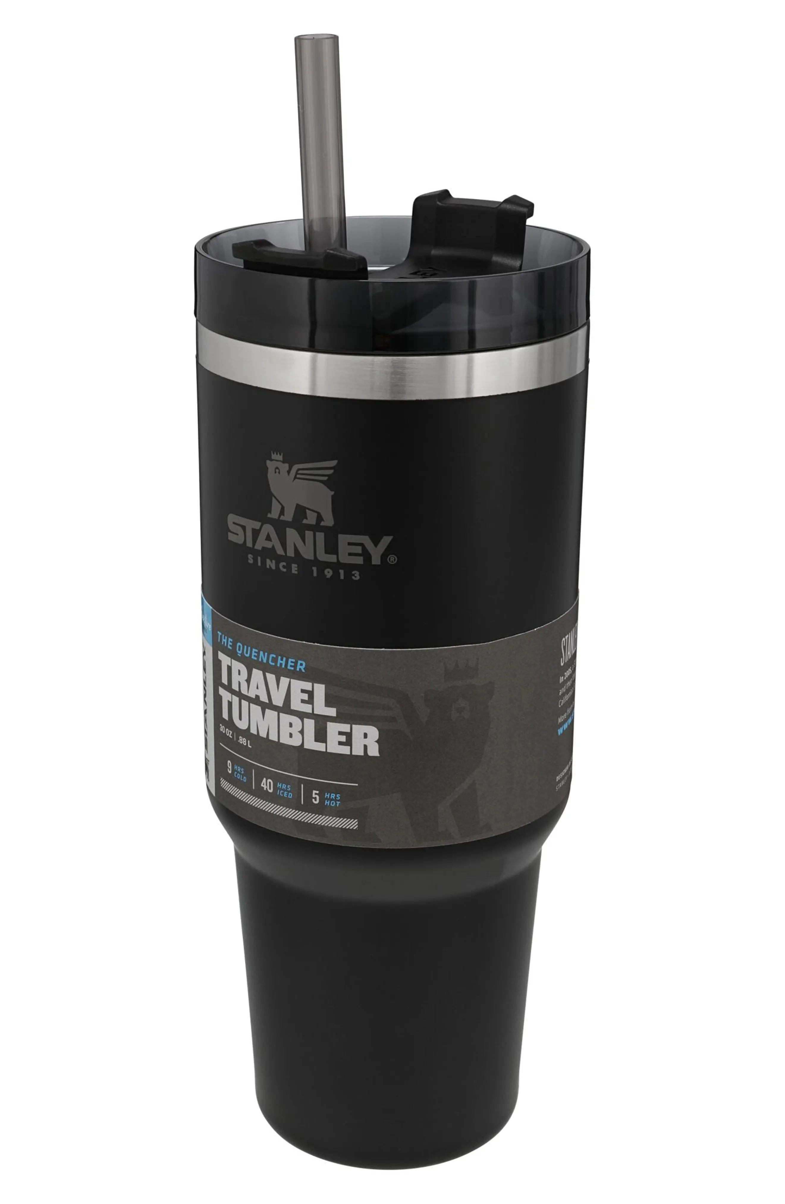 Stanley Adventure Quencher 20 oz. Travel Mug in Matte Black at Nordstrom | Nordstrom