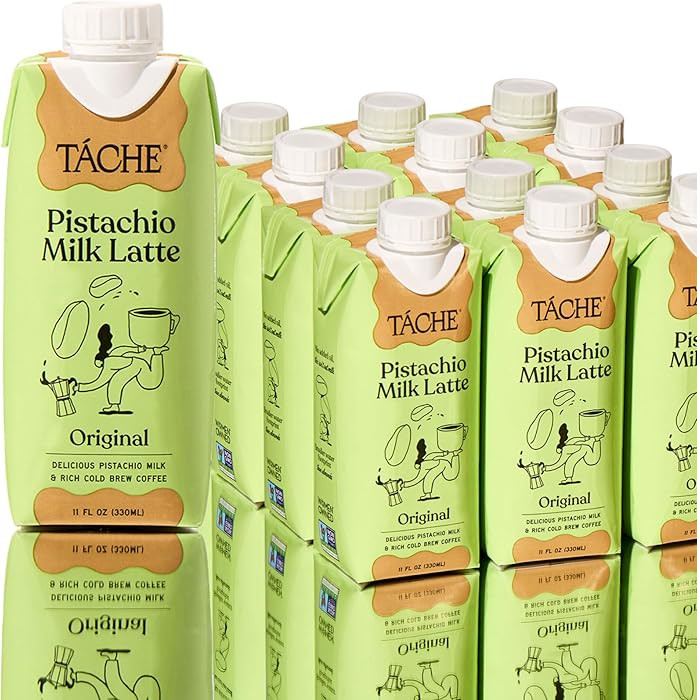 Táche Pistachio Coffee, Smooth Milk Latte Made with Arabica Beans and No Added Oil, Plant-Based ... | Amazon (US)