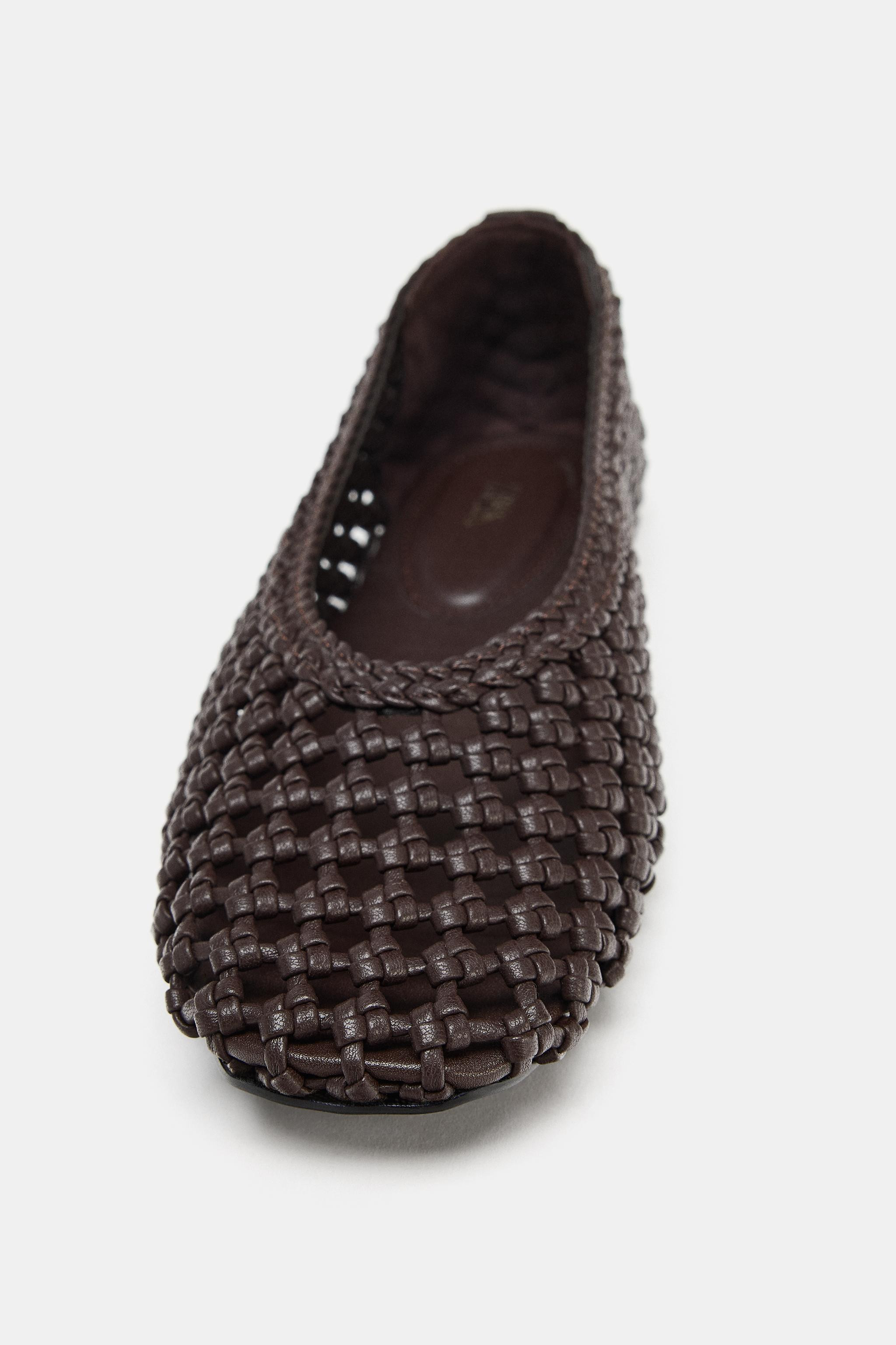 BRAIDED BALLET FLATS | Zara US
