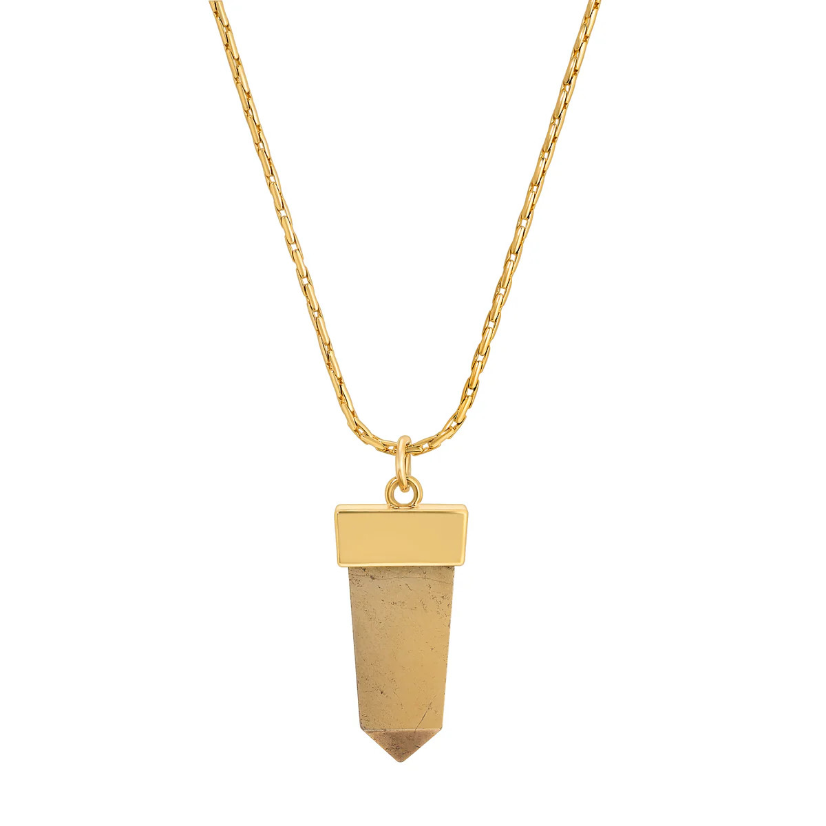 On Point Pyrite Necklace | Erin Fader Jewelry Design