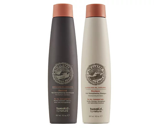 Tweak'd Dhatelo Restore Hair Strengthening Shampoo & Conditioner - QVC UK | QVC UK