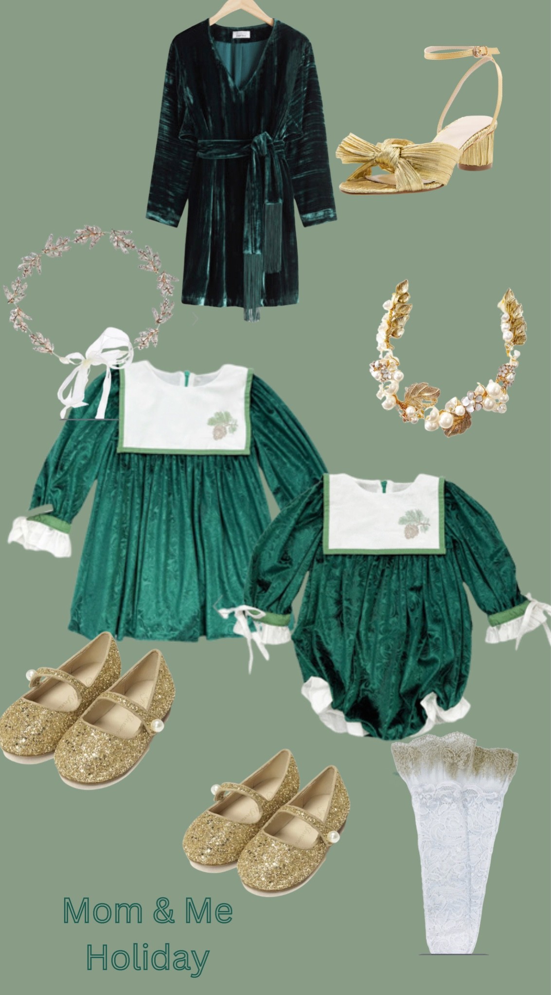 Mom and me holiday outfits emerald green Christmas dresses matching match

#LTKfamily #LTKHoliday #LTKSeasonal
