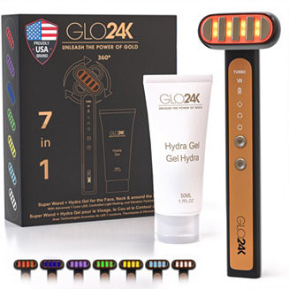 GLO24KSuper Wand + Hydra Gel for the Face, Neck & around the Eyeswith Advanced 7 Color LED, Contr... | Macy's