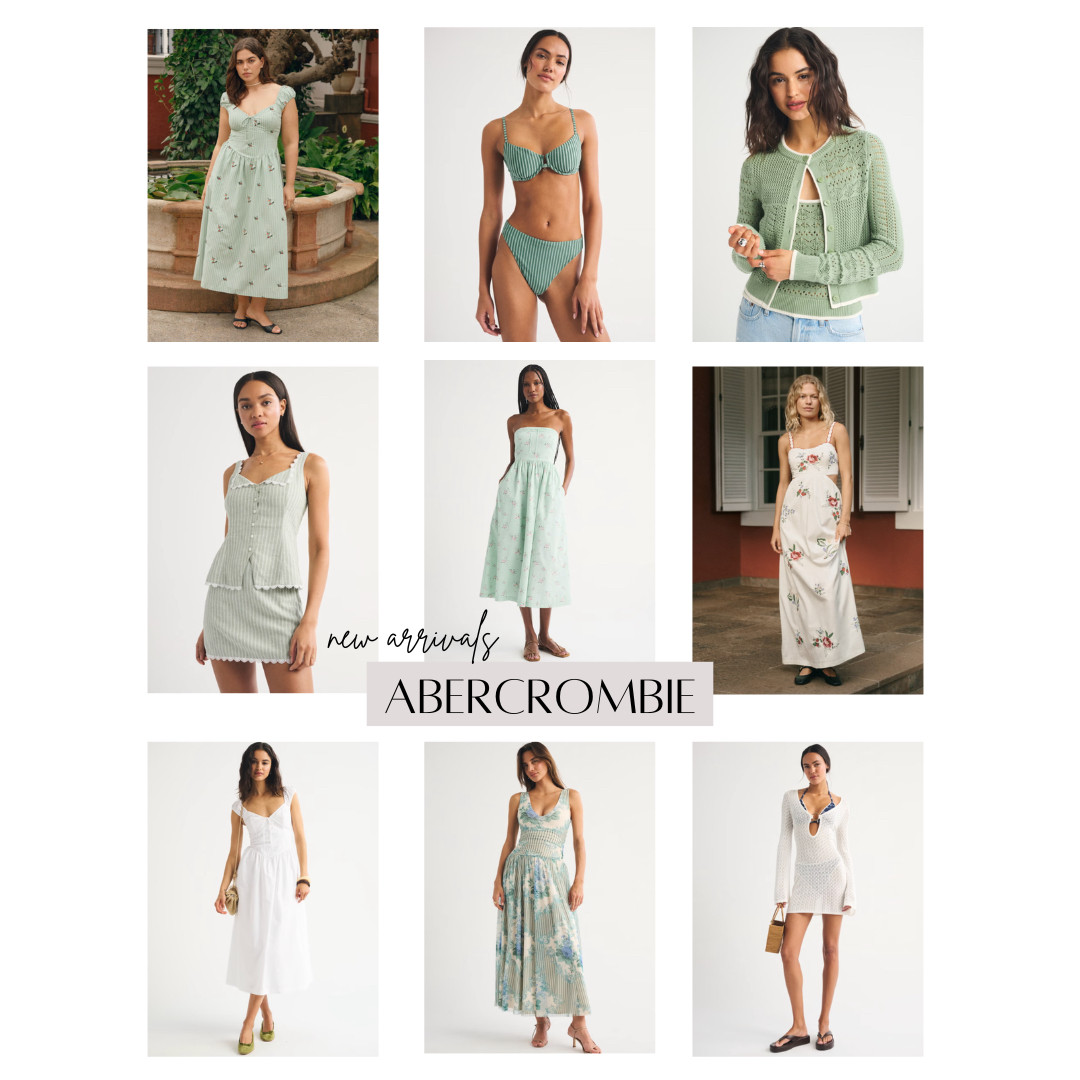 Abercrombie New Arrivals: so many cute options for spring, summer, travel and vacations


ootd style fashion, spring dress, bathing suit, swim, crochet cover up, Abercrombie outfit, welcome party outfit, brunch outfit

#LTKootd #LTKTravel #LTKSwim