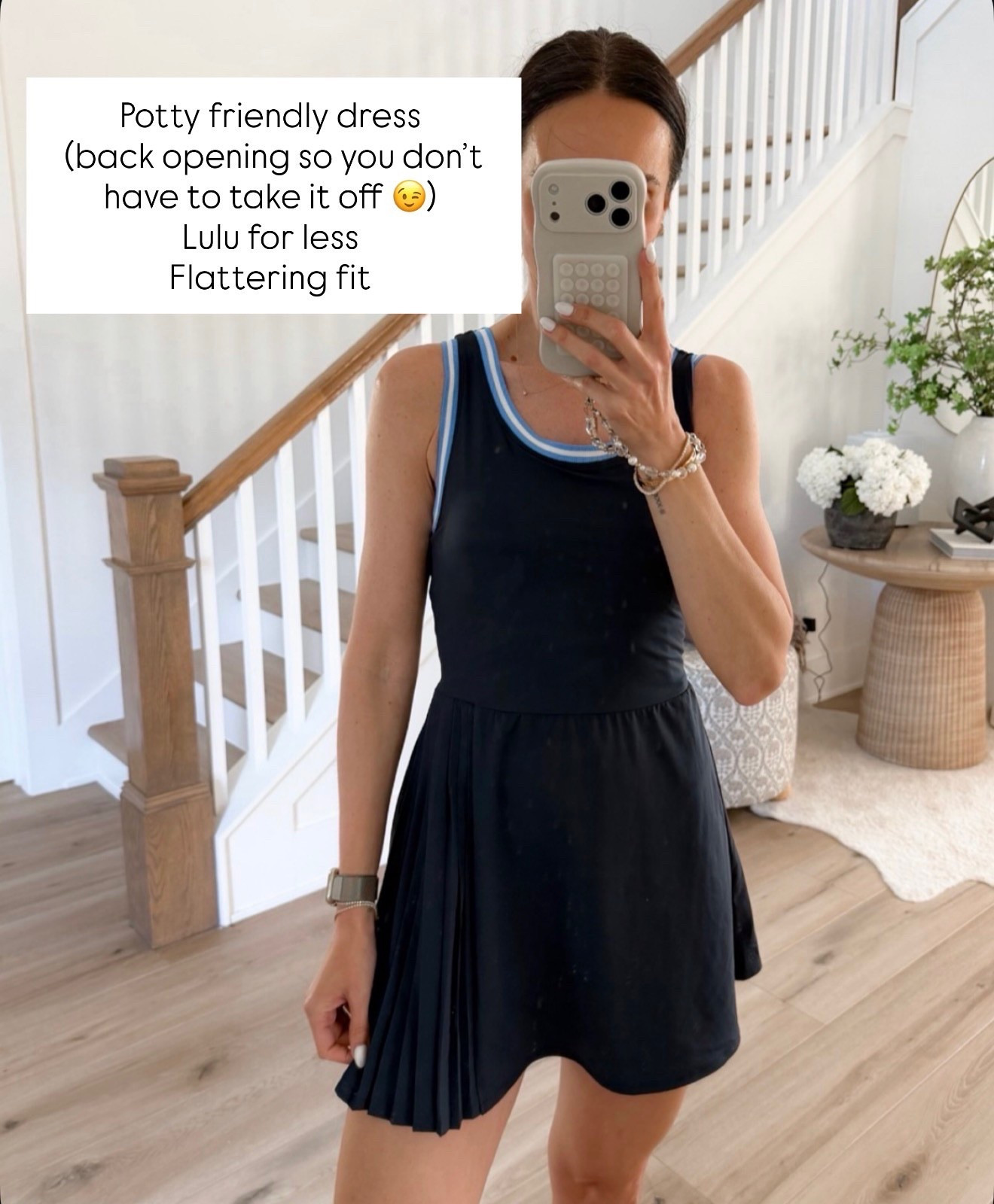 the dress that just makes sense. so flattering, comfy, and the back detail is a game changer, you’ll get it once you wear it

athletic dress, everyday outfit, flattering fit, casual chic, summer outfit, annabrstyle 

#LTKootd #LTKSeasonal #LTKActive