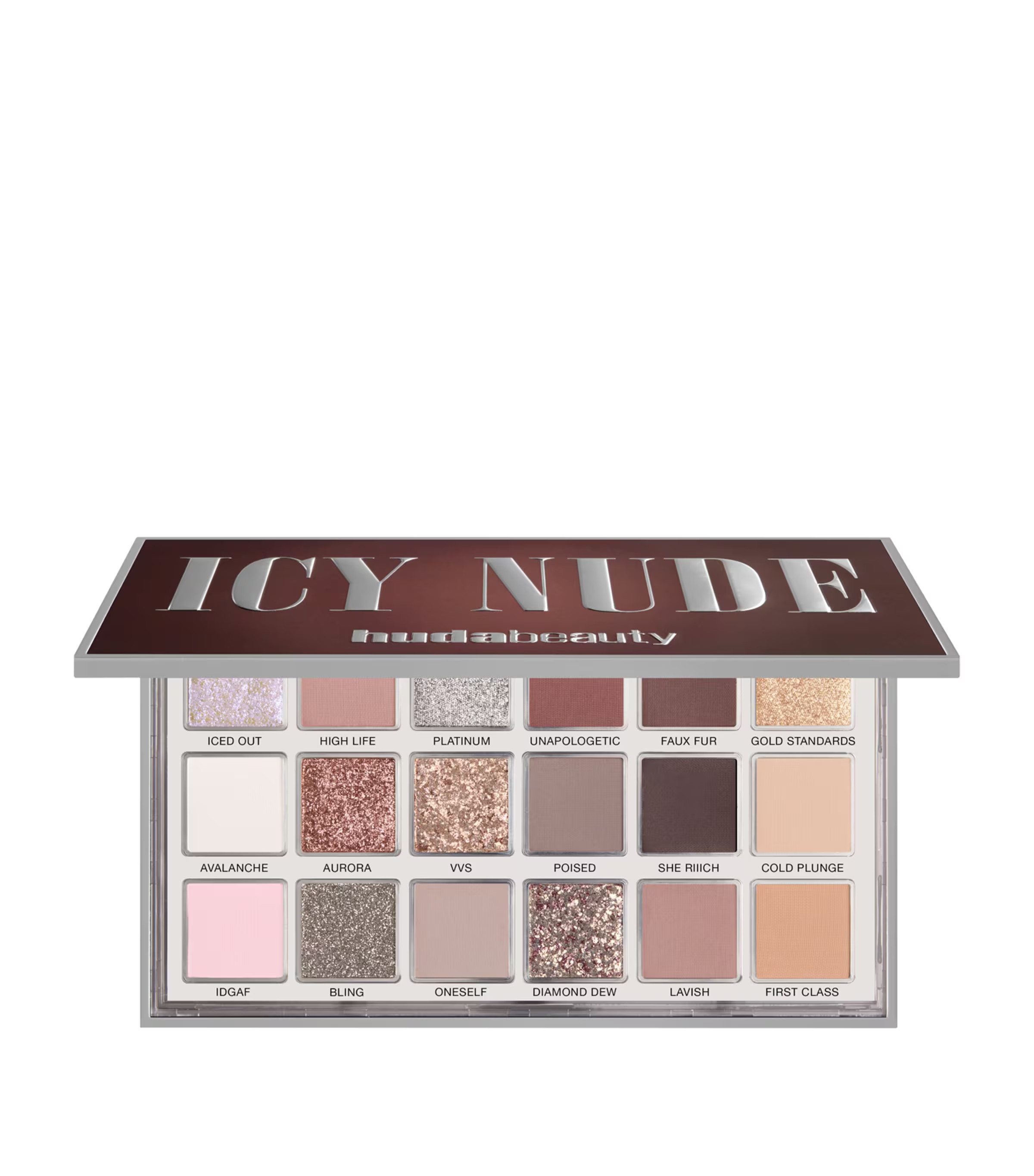 Huda Beauty Icy Nude Eyeshadow Palette | Harrods